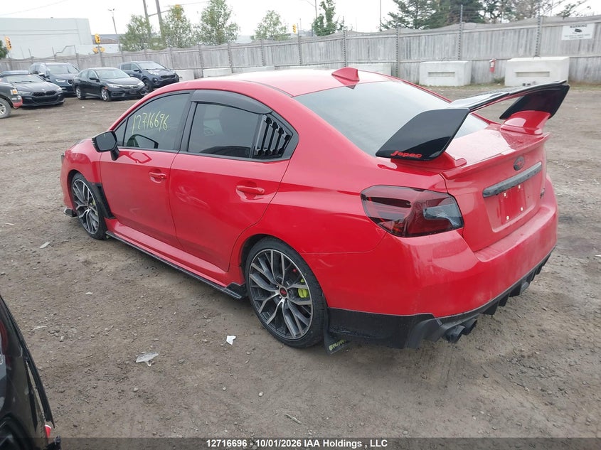 Vin: jf1va2v66l9818138, lot: 3123467, subaru wrx sti sti 20203