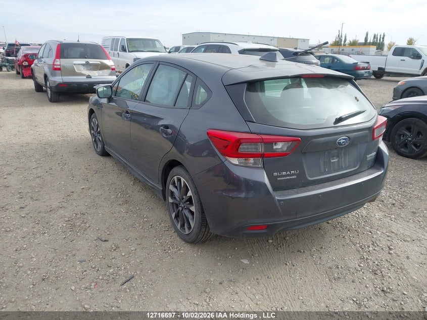 Vin: 4s3gtag66p3718845, lot: 3123468, subaru impreza sport with eyesight 5-door 20233