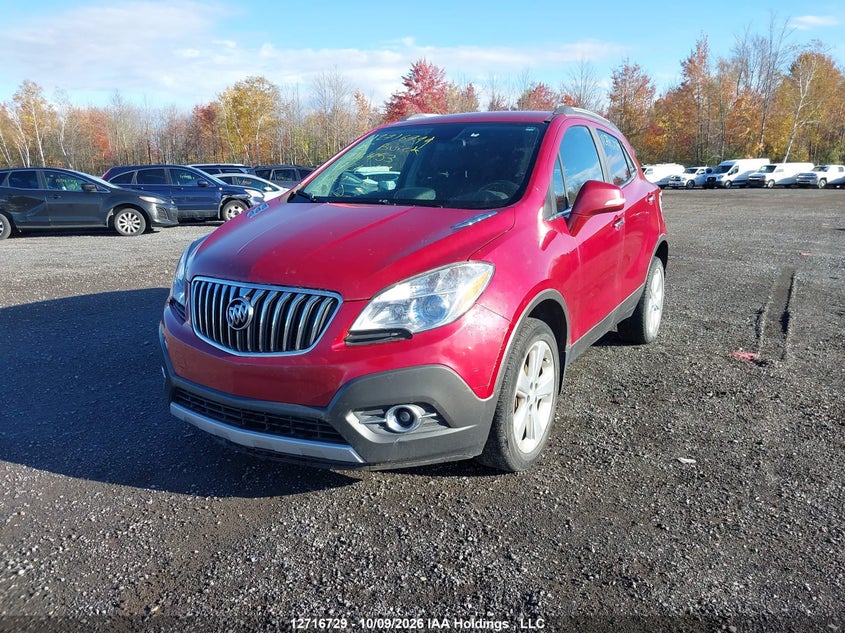 Vin: kl4cjesb5fb046453, lot: 3123500, buick encore 20152