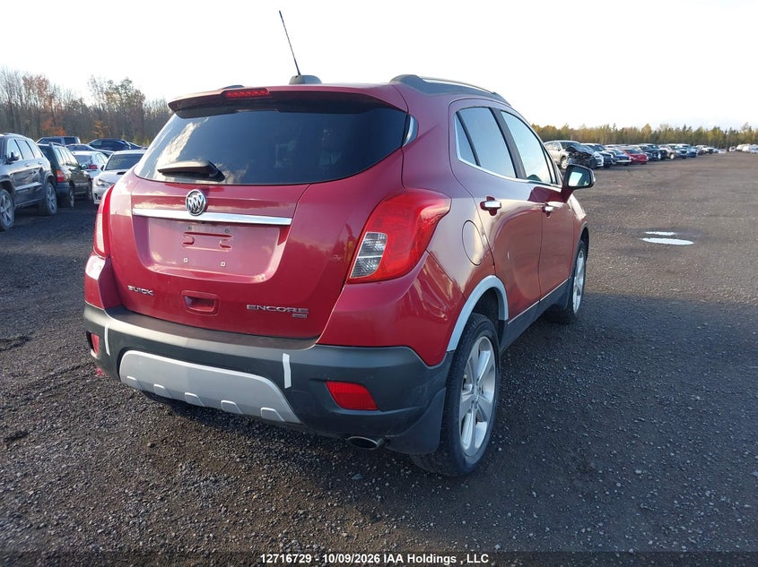 Vin: kl4cjesb5fb046453, lot: 3123500, buick encore 20154
