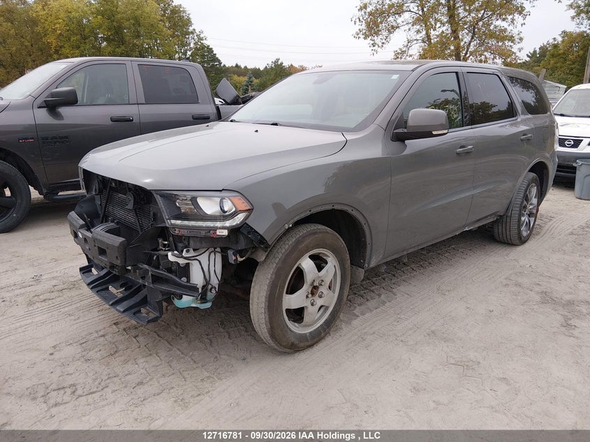 Vin: 1c4rdjdg5kc663784, lot: 3123552, dodge durango gt 20192