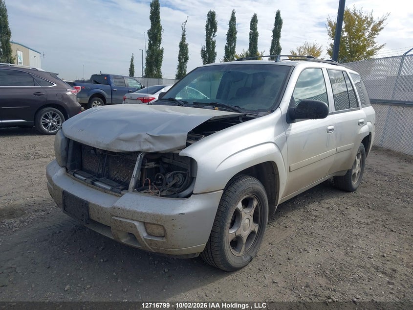 2009 Chevrolet Trailblazer Lt, Front, IAAI, VIN 1GNDT33S792123293 — photo 2
