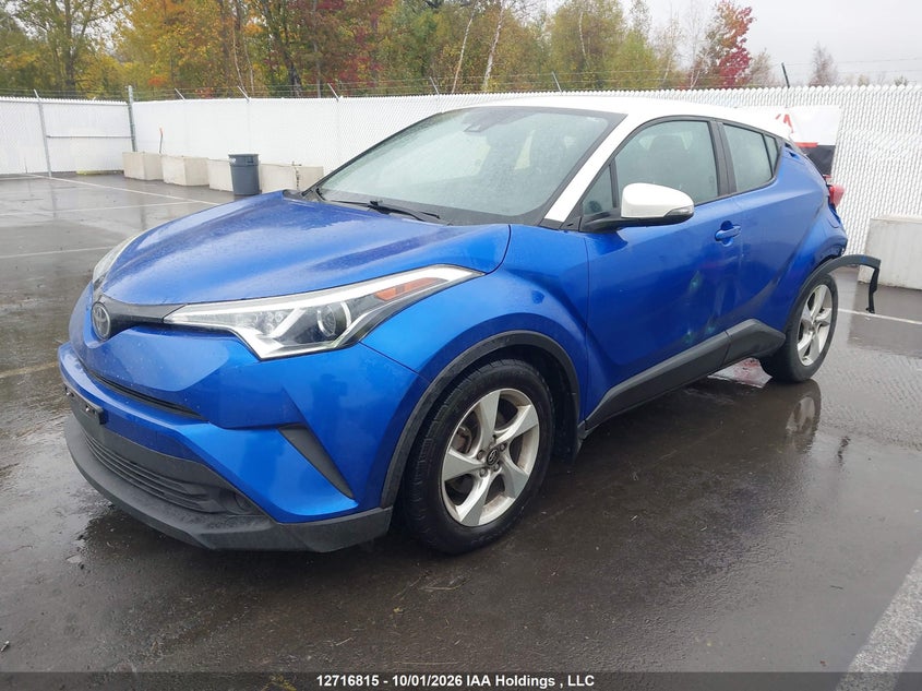 2018 Toyota C-Hr Xle, Rear, IAAI, VIN NMTKHMBX9JR025690 — photo 2