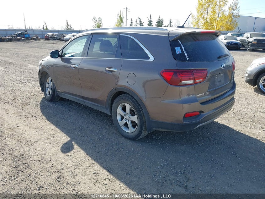 Vin: 5xyphda35kg589874, lot: 3123616, kia sorento ex 20193