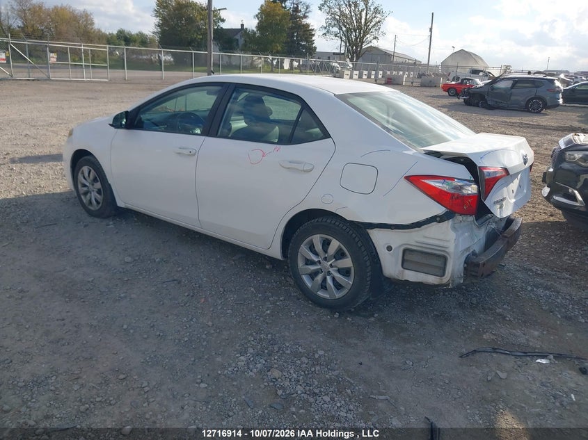 Vin: 2t1burhe0ec212945, lot: 3123685, toyota corolla le 20143