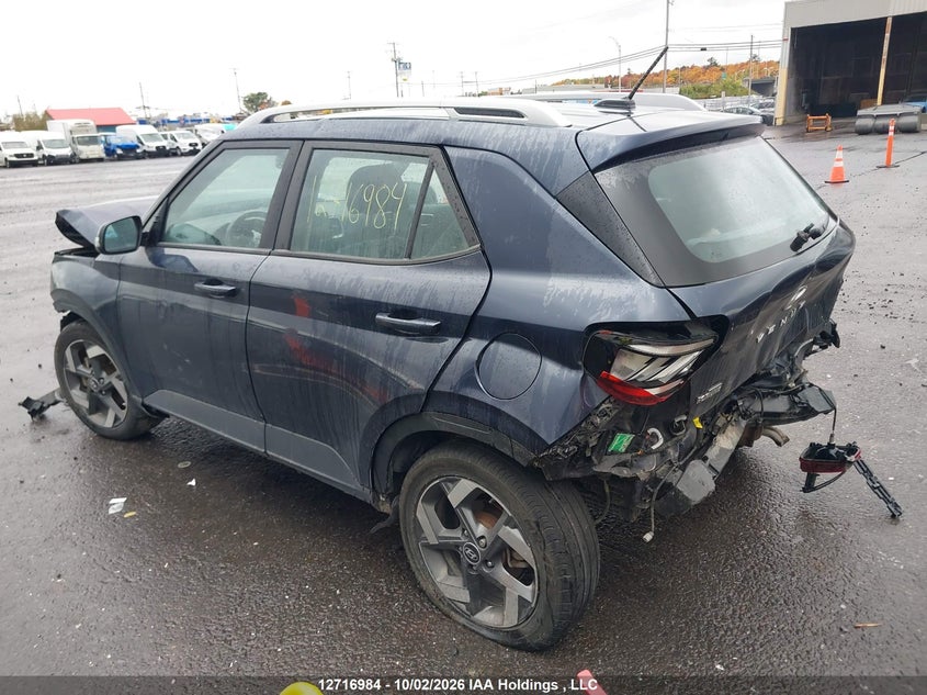 Vin: kmhrc8a39ru290746, lot: 3123756, hyundai venue ultimate with denim interior 20243