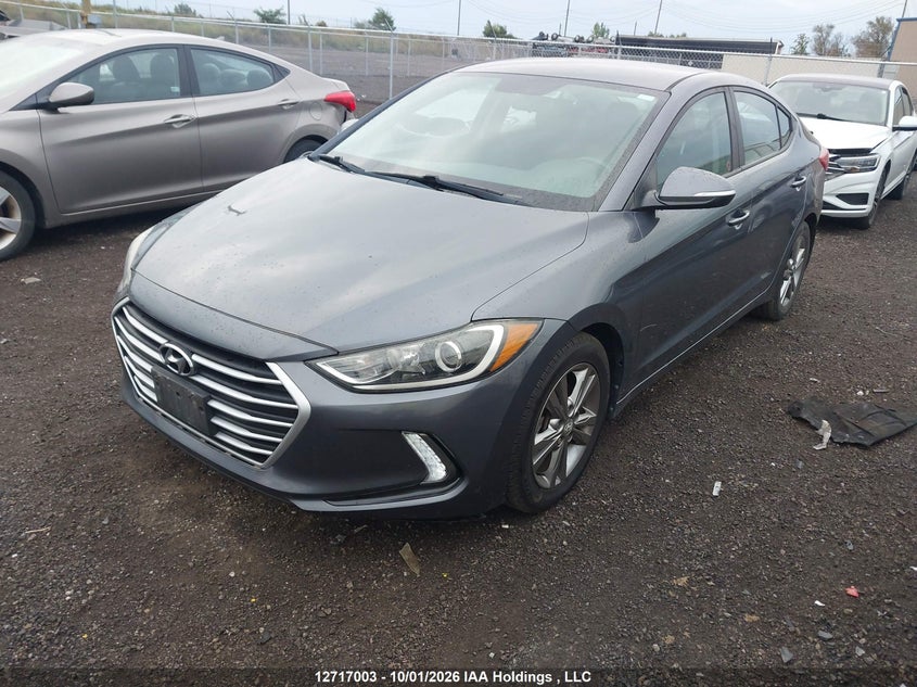 Vin: kmhd84lf4ju517857, lot: 3123775, hyundai elantra gl 20182