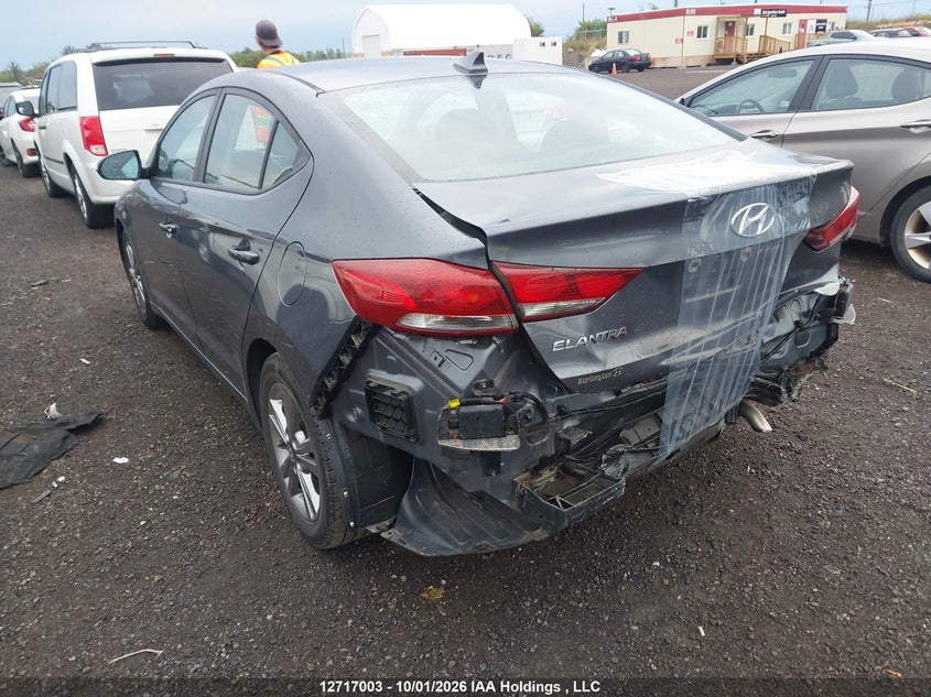 Vin: kmhd84lf4ju517857, lot: 3123775, hyundai elantra gl 20183