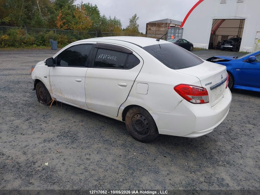 Vin: ml32f4fj3hhf09016, lot: 3123824, mitsubishi mirage g4 sel 20173