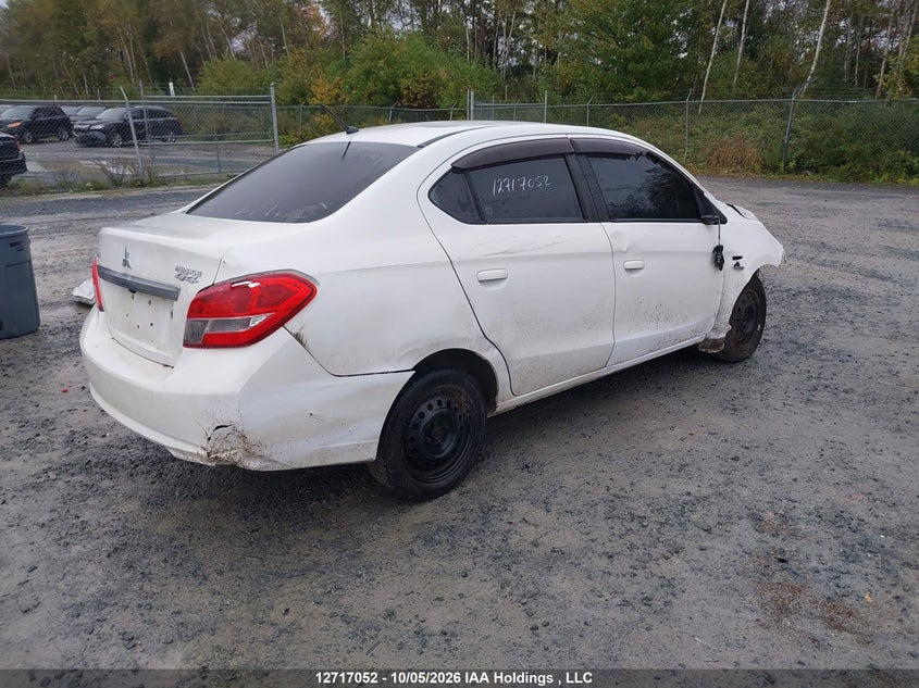 Vin: ml32f4fj3hhf09016, lot: 3123824, mitsubishi mirage g4 sel 20174
