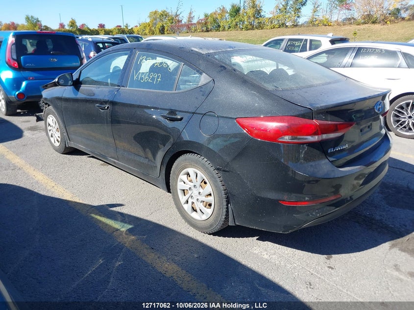 Vin: 5npd74lfxhh136297, lot: 3123835, hyundai elantra 20173