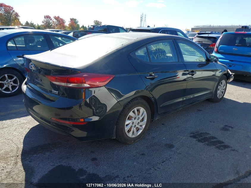 Vin: 5npd74lfxhh136297, lot: 3123835, hyundai elantra 20174