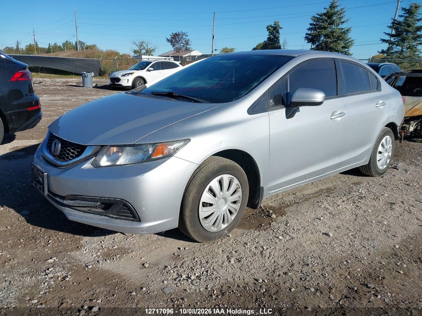 Vin: 2hgfb2f42fh040418, lot: 3123869, honda civic lx 20152
