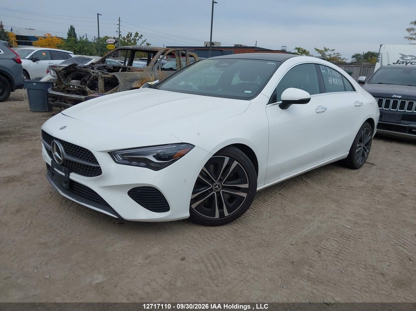 Vin: w1k5j4hb6sn530629, lot: 3123883, mercedes-benz cla 250 4matic 20252