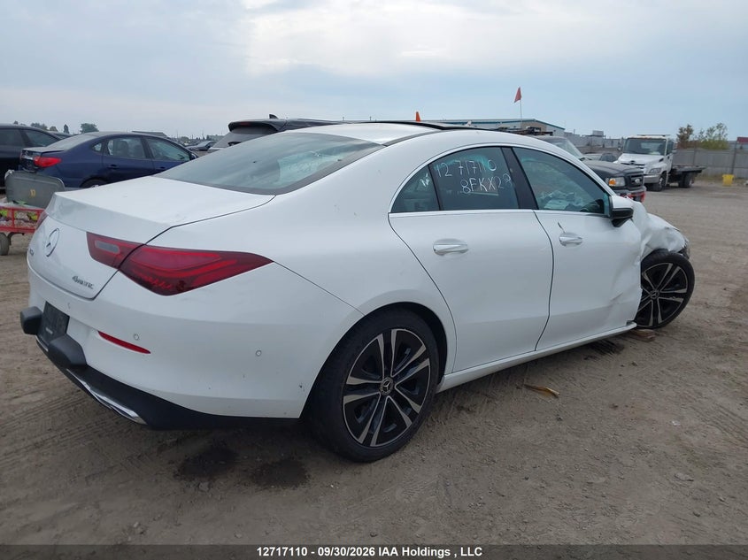 Vin: w1k5j4hb6sn530629, lot: 3123883, mercedes-benz cla 250 4matic 20254