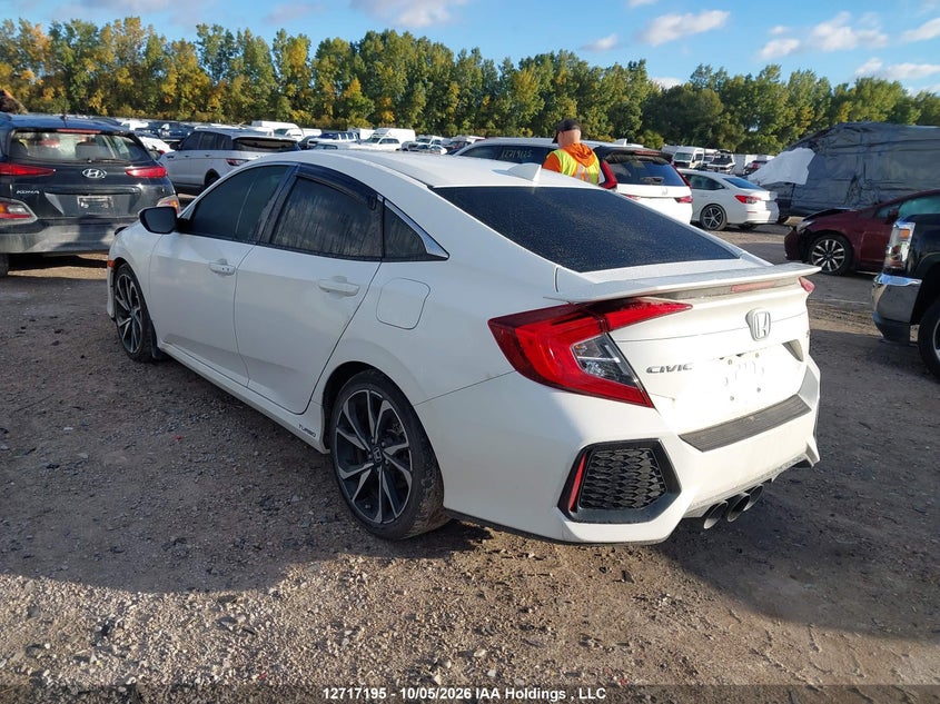 Vin: 2hgfc1e56jh200102, lot: 3123969, honda civic si si 20183