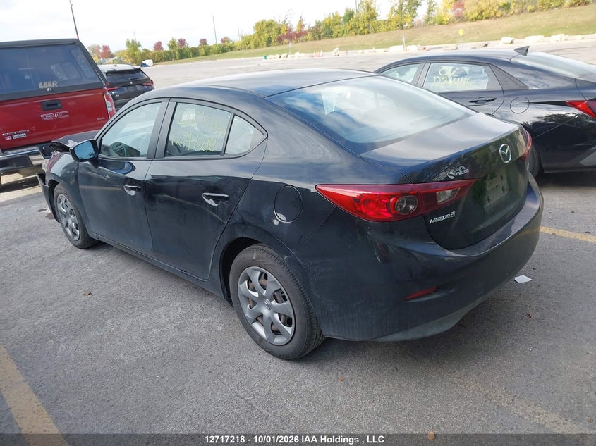Vin: jm1bn1u73j1158979, lot: 3124013, mazda mazda3 gx 20183