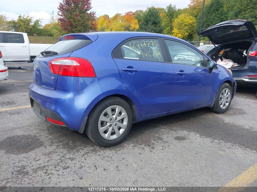 Vin: knadm5a36e6945709, lot: 3124081, kia rio lx 20144