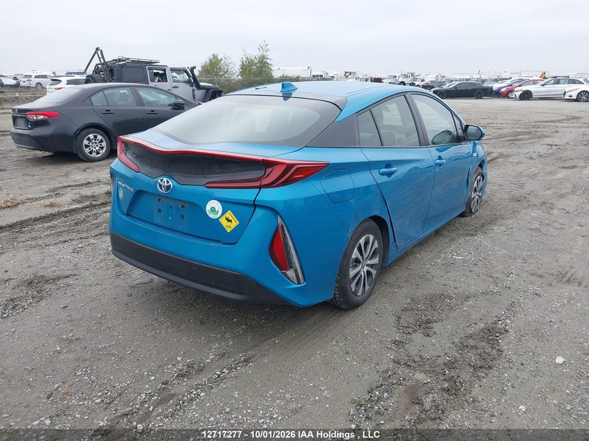 Vin: jtdkamfp9m3195683, lot: 3124083, toyota prius prime 20214