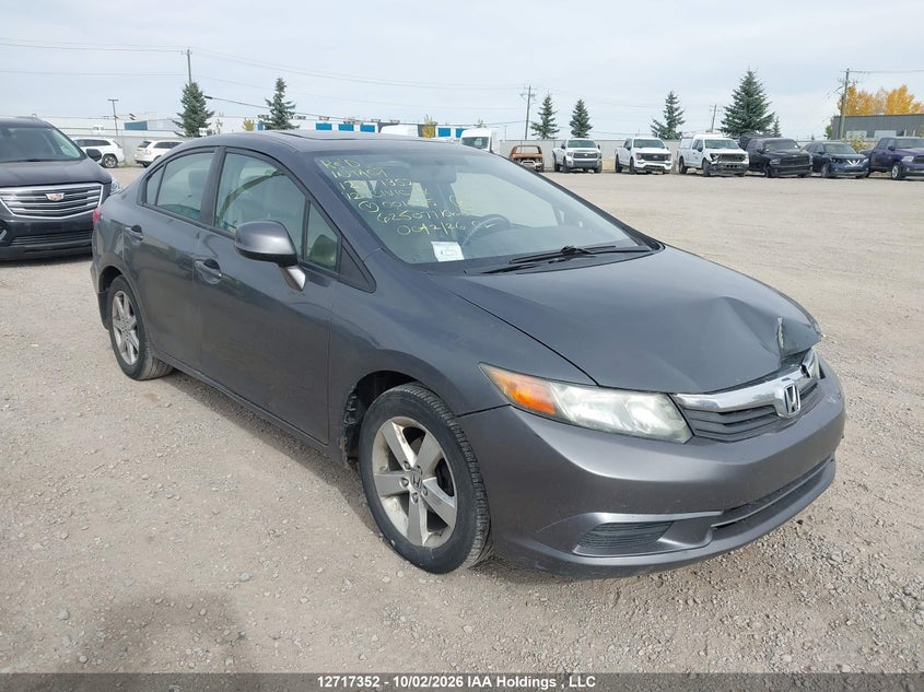 Vin: 2hgfb2f54ch001625, lot: 3124158, honda civic lx 20121