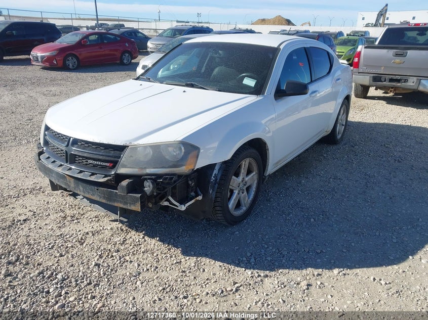 Vin: 1c3cdzab5dn697457, lot: 3124166, dodge avenger se 20132