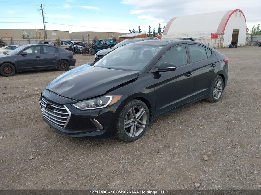 Vin: kmhd84lf0hu190450, lot: 3124212, hyundai elantra gls 20172