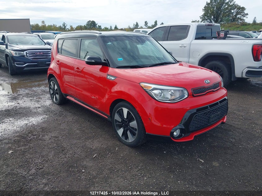 Vin: kndjx3a57e7107301, lot: 3124231, kia soul 20141