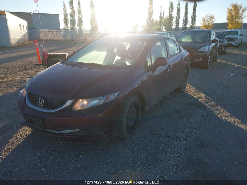 Vin: 2hgfb2f4xdh010497, lot: 3124235, honda civic lx 20132