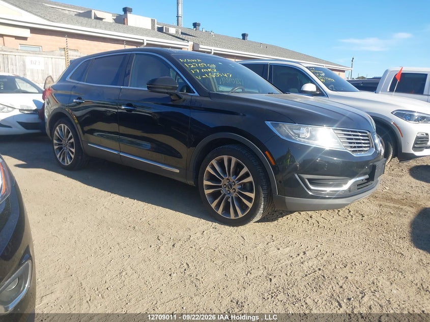 Vin: 2lmpj8lp0hbl50547, lot: 3124283, lincoln mkx reserve 20171