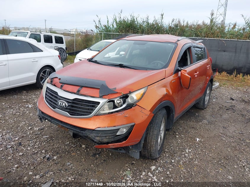 Vin: kndpbca21d7419059, lot: 3124287, kia sportage lx 20132
