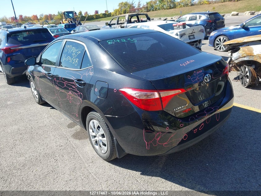 Vin: 2t1burhe1jc032318, lot: 3124305, toyota corolla ce 20183