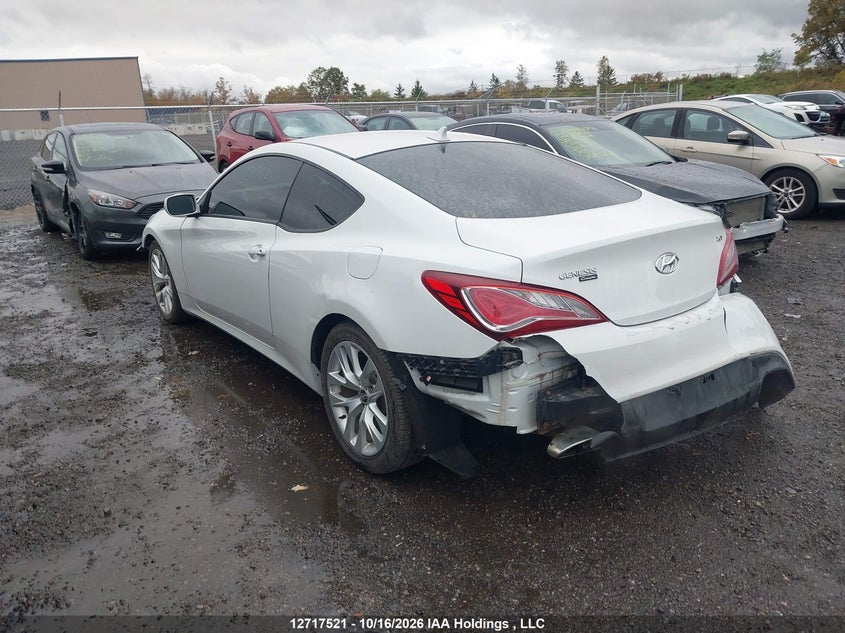 Vin: kmhht6kd0du103040, lot: 3124359, hyundai genesis 2.0t 20133