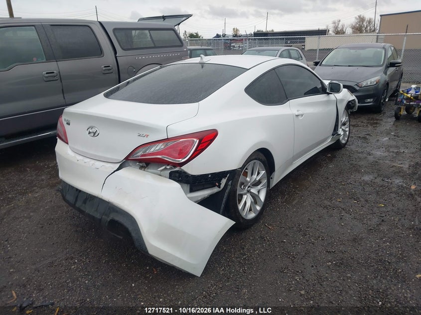 Vin: kmhht6kd0du103040, lot: 3124359, hyundai genesis 2.0t 20134