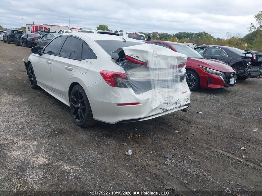Vin: 2hgfe2f59ph107808, lot: 3124360, honda civic sport/sport-b 20233