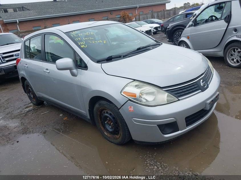 2009 Nissan Versa S/Sl, Right Front, IAAI, VIN 3N1BC13E29L384248
