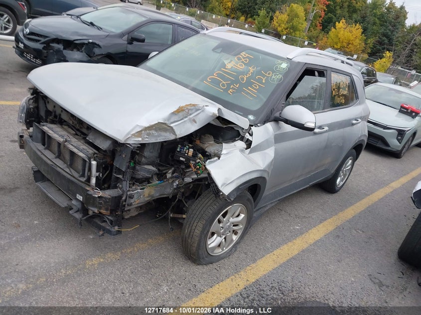 Vin: kmhrc8a32lu028168, lot: 3124522, hyundai venue preferred 20202