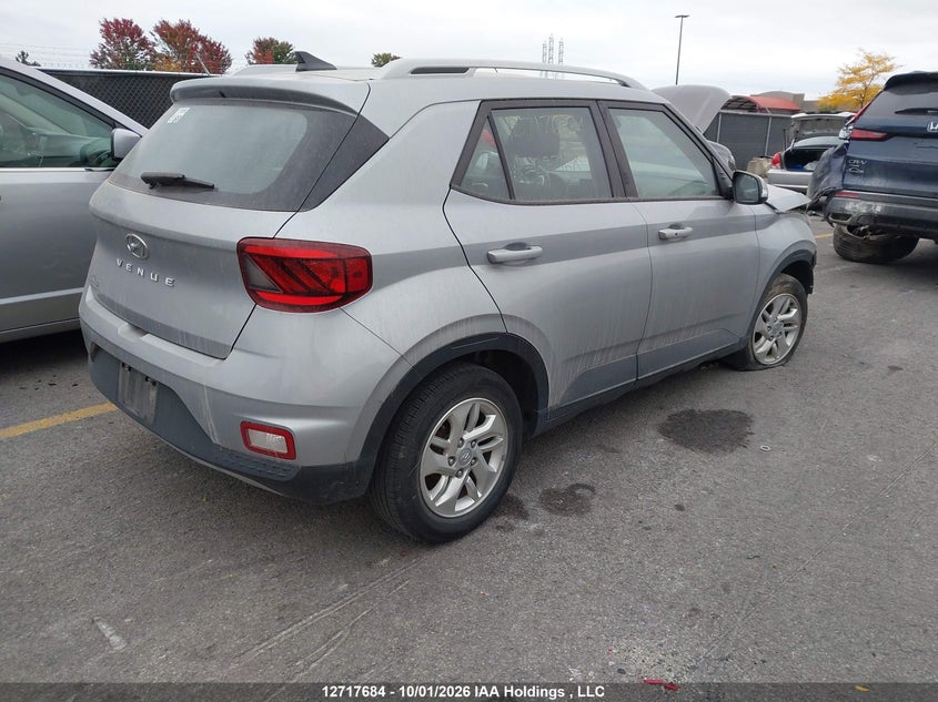 Vin: kmhrc8a32lu028168, lot: 3124522, hyundai venue preferred 20204