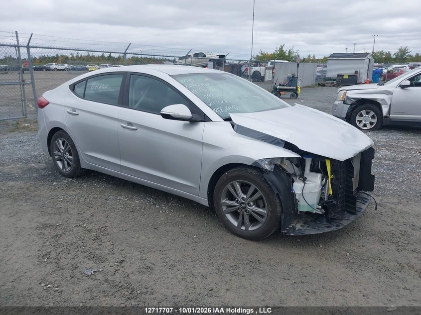 Vin: kmhd84lfxju549325, lot: 3124545, hyundai elantra gl 2018 img_1