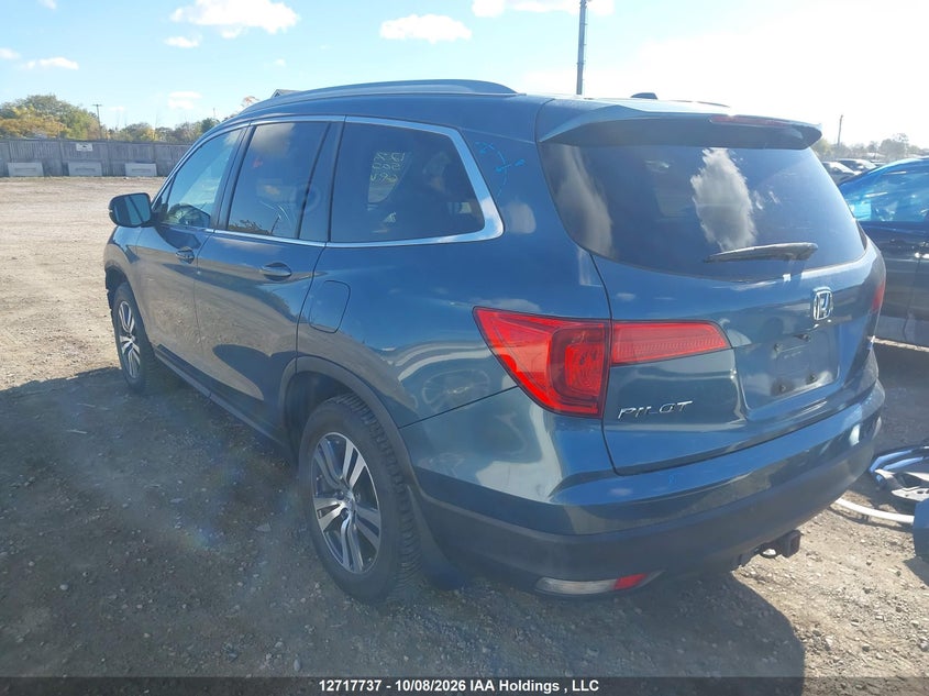 Vin: 5fnyf6h74gb502091, lot: 3124575, honda pilot exln 20163
