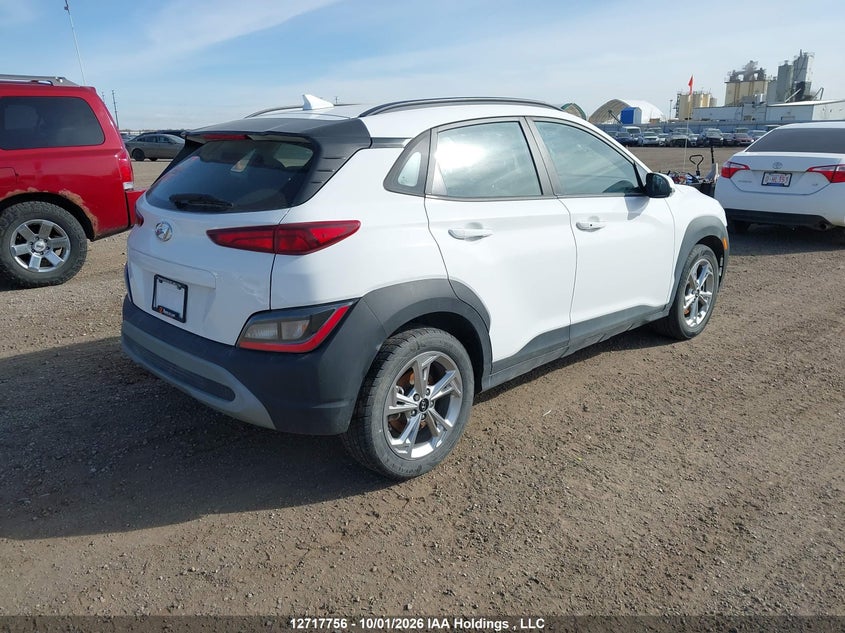 Vin: km8k2cab5nu873582, lot: 3124594, hyundai kona sel/se 20224