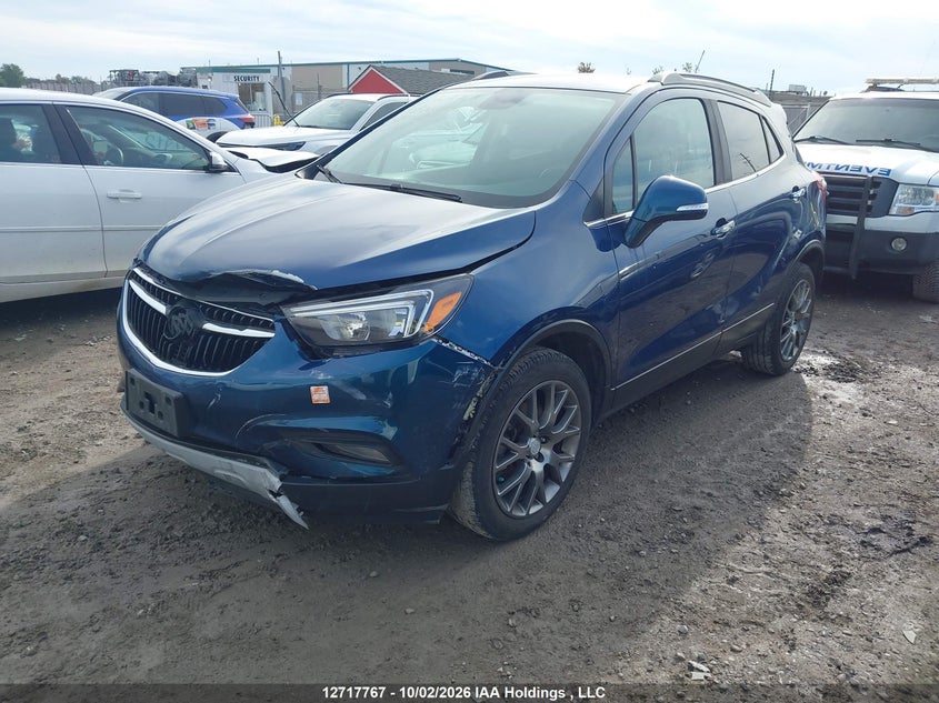 Vin: kl4cj1sb7kb890285, lot: 3124605, buick encore sport touring 20192