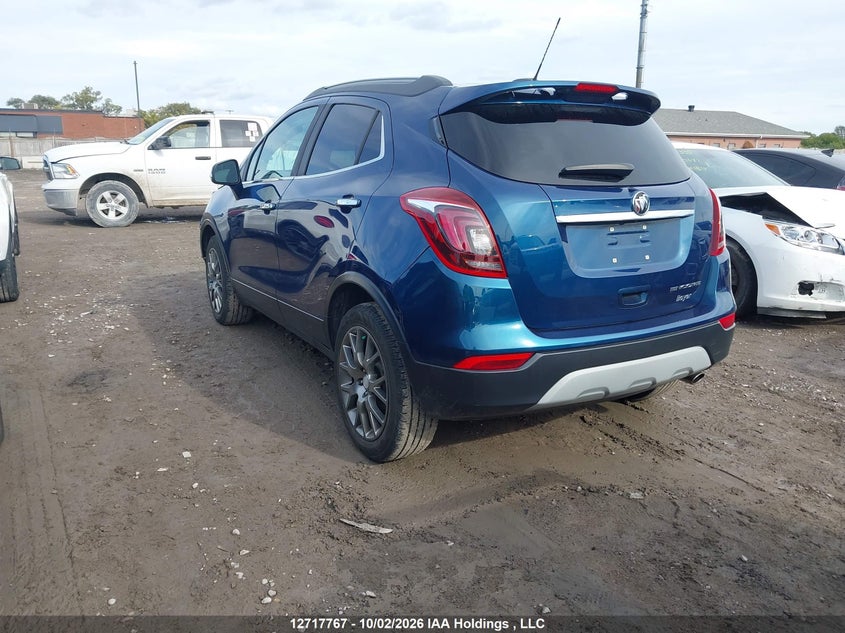 Vin: kl4cj1sb7kb890285, lot: 3124605, buick encore sport touring 20193