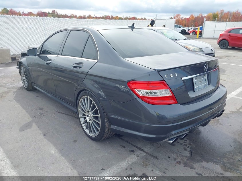 Vin: wddgf7hb8af454996, lot: 3124635, mercedes-benz c 63 amg 20103