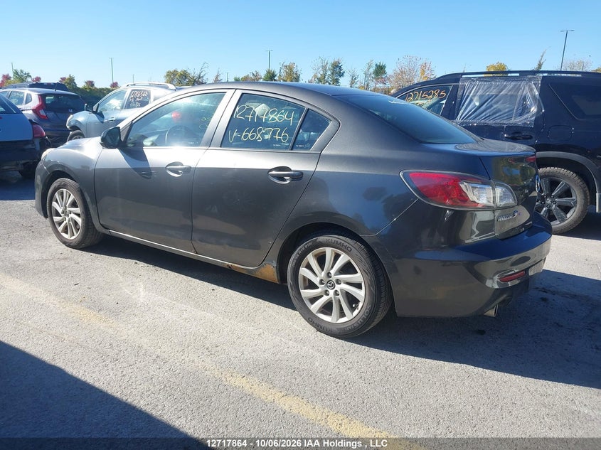 Vin: jm1bl1v79c1668776, lot: 3124702, mazda 3 20123
