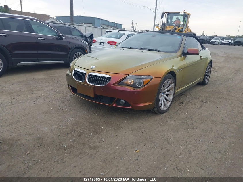 2006 BMW 650 I, Interior Damage, IAAI, VIN WBAEK13426CN76522 — photo 2