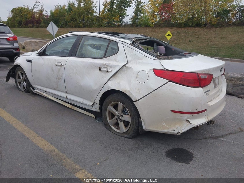Vin: knagm4a7xf5570411, lot: 3124790, kia optima lx/lx winter edition 20153
