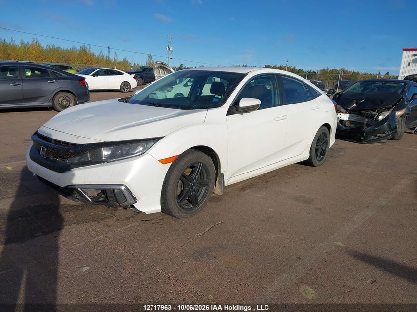 Vin: 2hgfc2f52lh007162, lot: 3124801, honda civic lx 20202