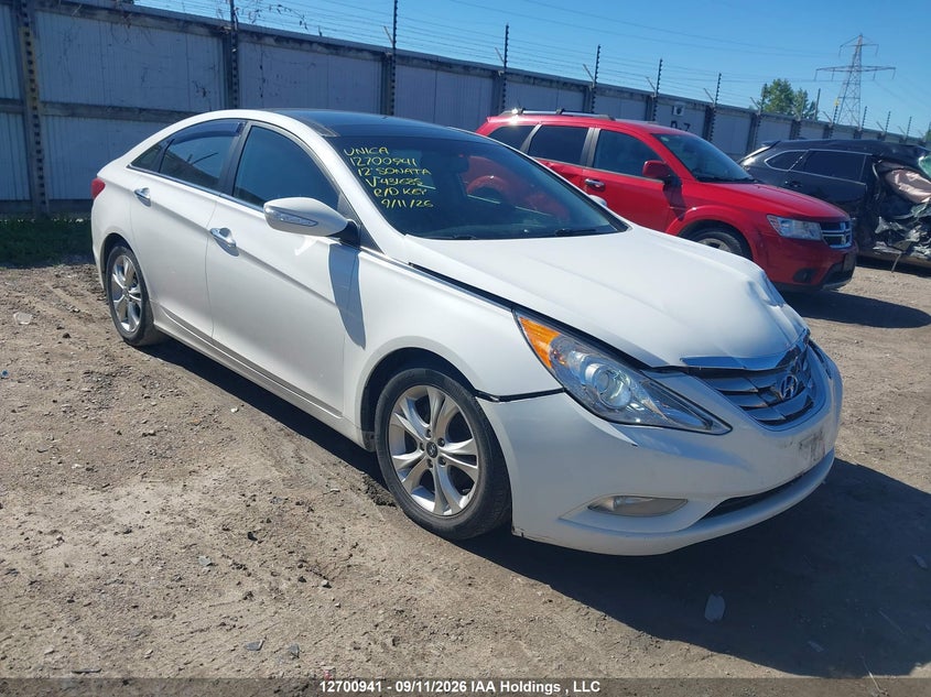2012 Hyundai Sonata Se/Limited, Front, IAAI, VIN 5NPEC4AC2CH431685