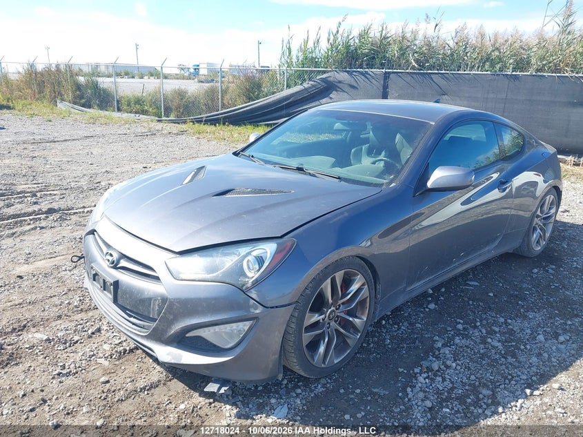 Vin: kmhht6kj8fu127160, lot: 3124864, hyundai genesis coupe 20152