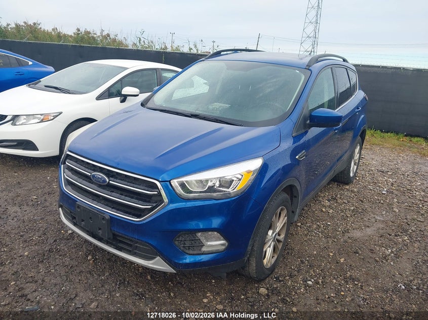 Vin: 1fmcu0hd7juc83270, lot: 3124866, ford escape sel 20182